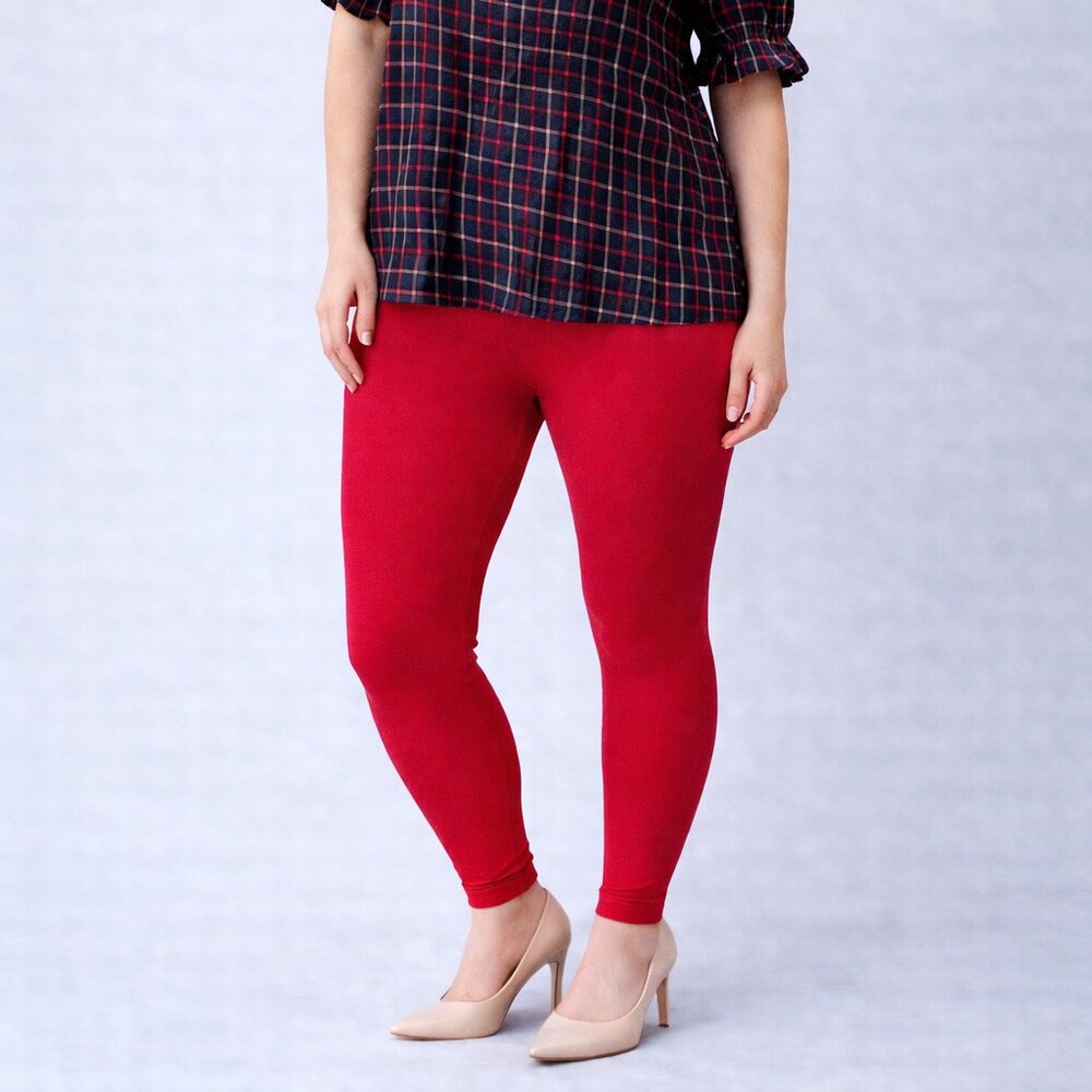No Boundaries - Red Leggings - Juniors L/11-13